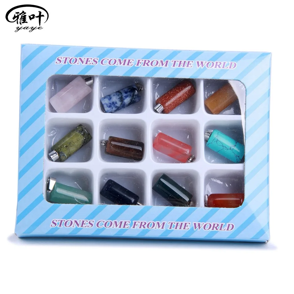 12pcs /set Tumbled Crystals Stone Tube Cylinder Healing Point Chakra Stones Pendants Mixed Quartz Crystal Gemstone Reiki Healing
12pcs /set Tumbled Crystals Stone Tube Cylinder Healing Point Chakra Stones Pendants Mixed Quartz Crystal Gemstone Reiki Healing