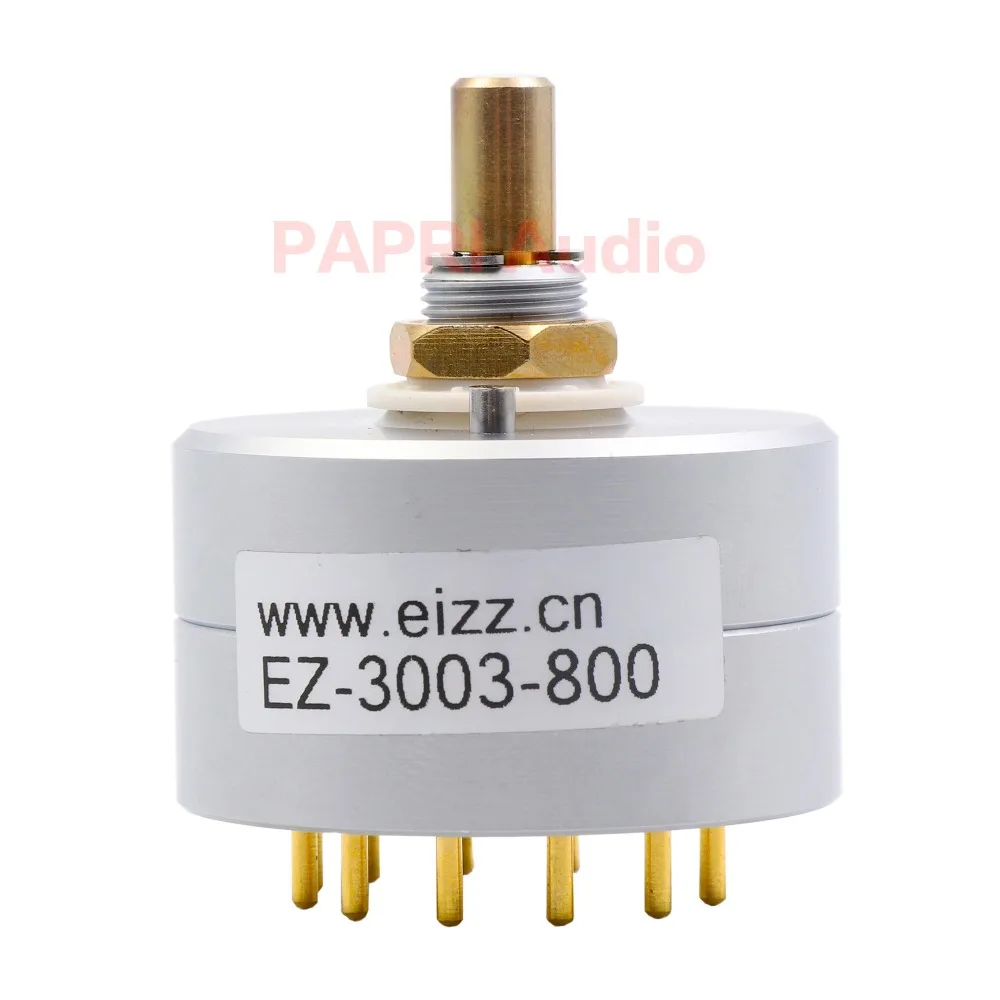 PAPEI EIZZ 3 Way 3 Positions Rotary Switch Signal Source Selector Aluminum Shield 12 Gold Plated Copper Pins For Audio Amplifier
PAPEI EIZZ 3 Way 3 Positions Rotary Switch Signal Source Selector Aluminum Shield 12 Gold Plated Copper Pins For Audio Amplifier