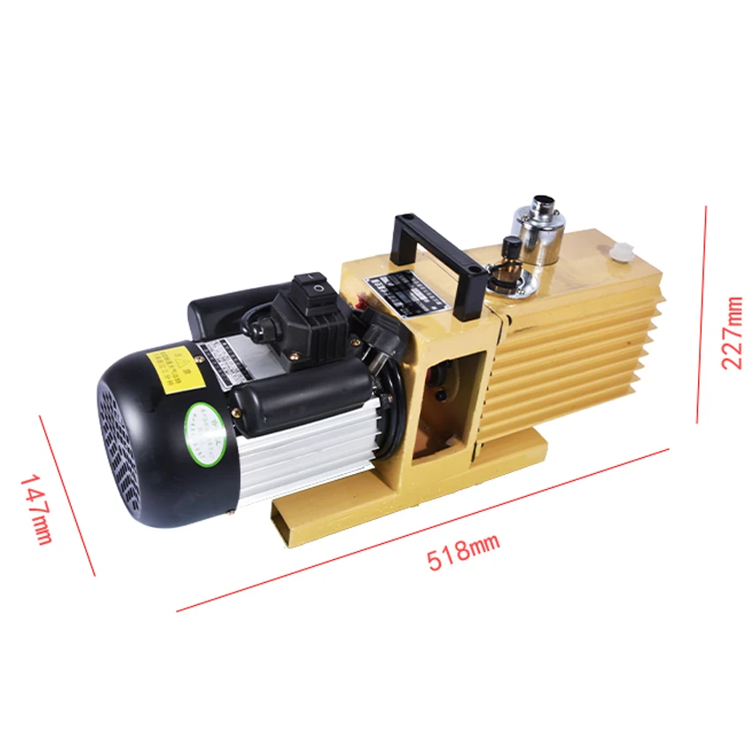 

Rotary Vane Vacuum Pump 8CFM 2XZ-4 Liter Double-stage Suction Pump Specialized For KO TBK LCD OCA Laminating Machine 1400r / min