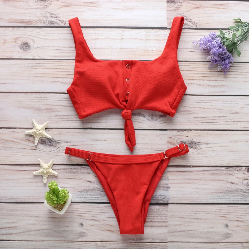 Z-LAI 2018 Solid New Women Swimsuit Push Up Bikini Button Bikini Low Waist Two Piece Swimwear Fasten Breast Beach Wear Biquini
Z-LAI 2018 Solid New Women Swimsuit Push Up Bikini Button Bikini Low Waist Two Piece Swimwear Fasten Breast Beach Wear Biquini