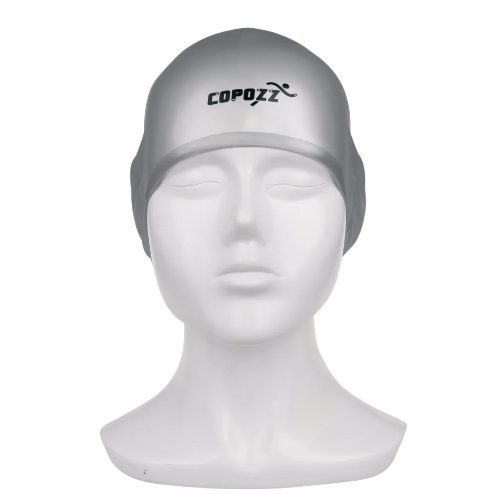 New COPOZZ Flexible Silicone Waterproof Swimming Cap Swimwear/hat Cover Ear Swim for Men women Unisex Adult long short hair
New COPOZZ Flexible Silicone Waterproof Swimming Cap Swimwear/hat Cover Ear Swim for Men women Unisex Adult long short hair