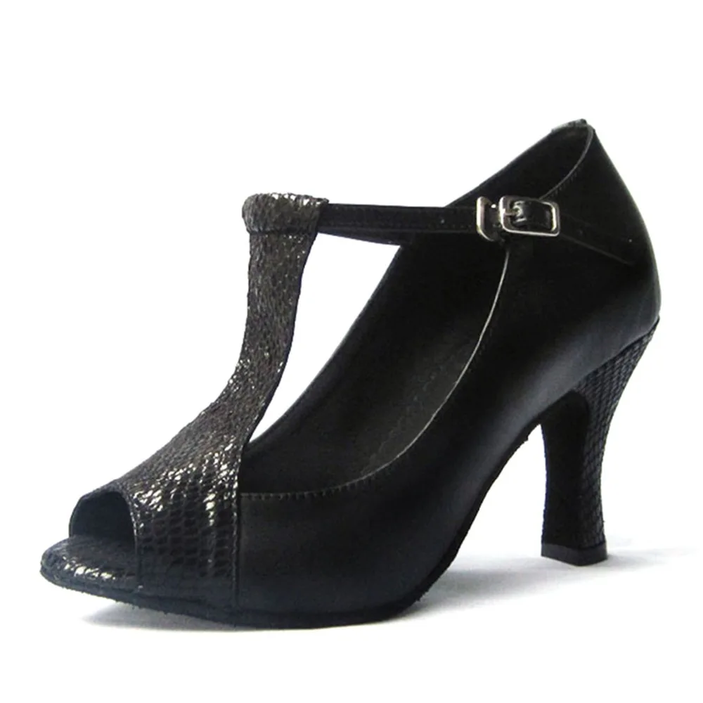 PU and Leather Material Woman Salsa Dance Shoes 8 cm or Other Heel Leather Sole Latin Shoes Women JYG939
PU and Leather Material Woman Salsa Dance Shoes 8 cm or Other Heel Leather Sole Latin Shoes Women JYG939