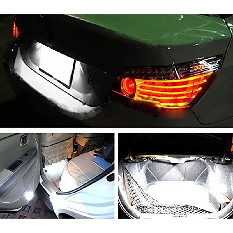10pcs Universal white 5050 4 SMD 4 LED Car Panel Festoon Dome Car Bulb C5W 211 212 12V 31MM 4SMD 4LED 5050 Car dome head light
10pcs Universal white 5050 4 SMD 4 LED Car Panel Festoon Dome Car Bulb C5W 211 212 12V 31MM 4SMD 4LED 5050 Car dome head light