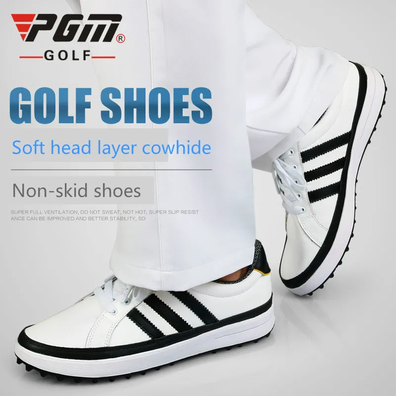 2018 PGM Sneakers Men Golf Shoes Summer Super Soft Anti-skid Waterproof Sport Shoes For Men Head Layer Cowhide Board Shoes
2018 PGM Sneakers Men Golf Shoes Summer Super Soft Anti-skid Waterproof Sport Shoes For Men Head Layer Cowhide Board Shoes
