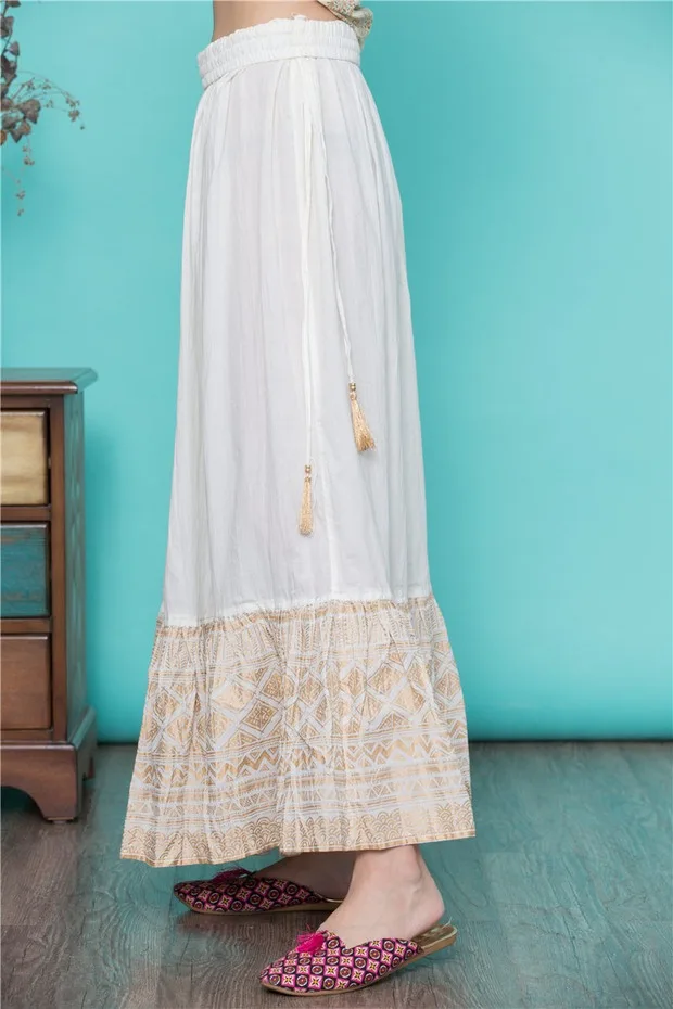 Woman Fashion Ethnic Styles Print Sets Kurtas Cotton India Pastoral Style Dress Costume Lady Top And Skirt
Woman Fashion Ethnic Styles Print Sets Kurtas Cotton India Pastoral Style Dress Costume Lady Top And Skirt