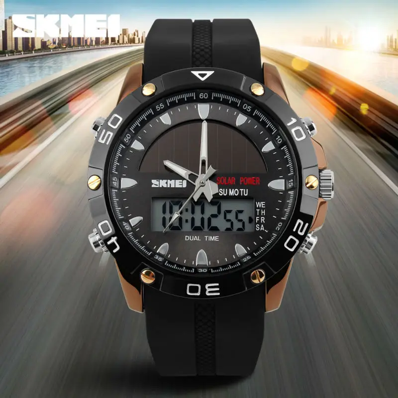 Brand Solar Energy Men's Quartz Watch Men Sports Watches Relogio Masculino Digital Multifunctional Outdoor Wristwatches SKMEI
Brand Solar Energy Men's Quartz Watch Men Sports Watches Relogio Masculino Digital Multifunctional Outdoor Wristwatches SKMEI