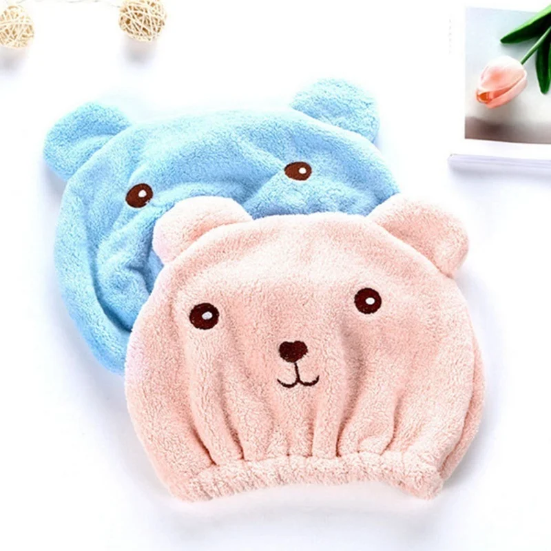 Cute Bear Shower Cap Bath Hair Wrapped Towels Microfiber Shower Hats Bath Caps Quickly Dry Hair Cap Bath Accessories JWYYJ9
Cute Bear Shower Cap Bath Hair Wrapped Towels Microfiber Shower Hats Bath Caps Quickly Dry Hair Cap Bath Accessories JWYYJ9