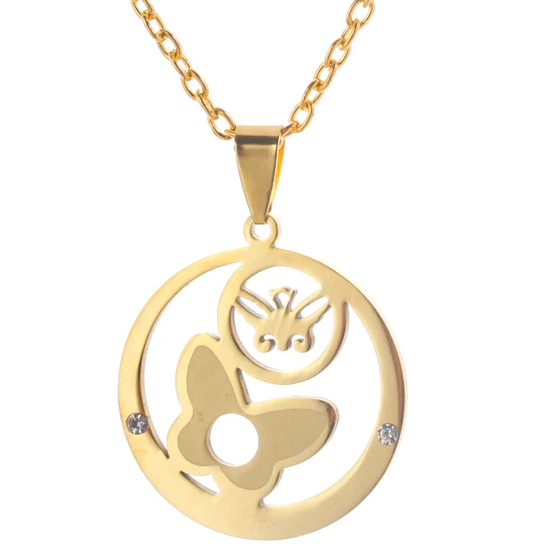 2018 New Fashion Hollow Beautiful Butterfly Necklace Pendant Zircon Gold O Word Necklace Women Fashion Gift Jewelry
2018 New Fashion Hollow Beautiful Butterfly Necklace Pendant Zircon Gold O Word Necklace Women Fashion Gift Jewelry