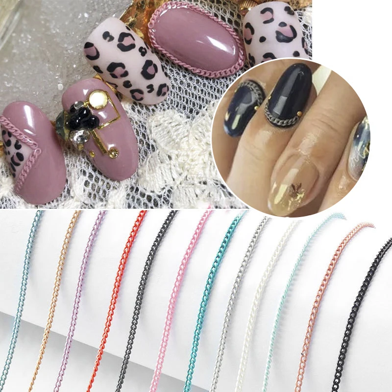 Charms DIY Nail Jewelry Nail Art Decoration Metal Chains Slider Ultrafine Zipper 3D Charms Polish Nail Art Tool
Charms DIY Nail Jewelry Nail Art Decoration Metal Chains Slider Ultrafine Zipper 3D Charms Polish Nail Art Tool