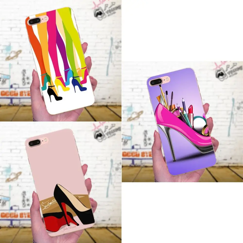 Красная обувь на высоком каблуке новинка Fundas ТПУ чехол для Xiaomi Mi3 Mi4 Mi4C Mi4i Mi5 Mi 5S 5X 6