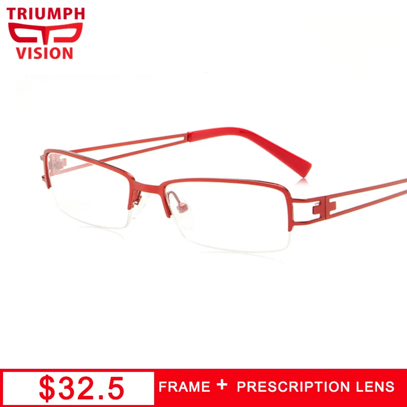 Женские ультралегкие очки TRIUMPH VISION, прозрачные очки с вырезами, красного цвета, по рецепту
Женские ультралегкие очки TRIUMPH VISION, прозрачные очки с вырезами, красного цвета, по рецепту