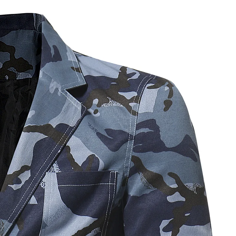 Dropshipping high-grade jacket camouflage series men's casual slim long sleeves suit fashion casual blazers button top coat
Dropshipping high-grade jacket camouflage series men's casual slim long sleeves suit fashion casual blazers button top coat