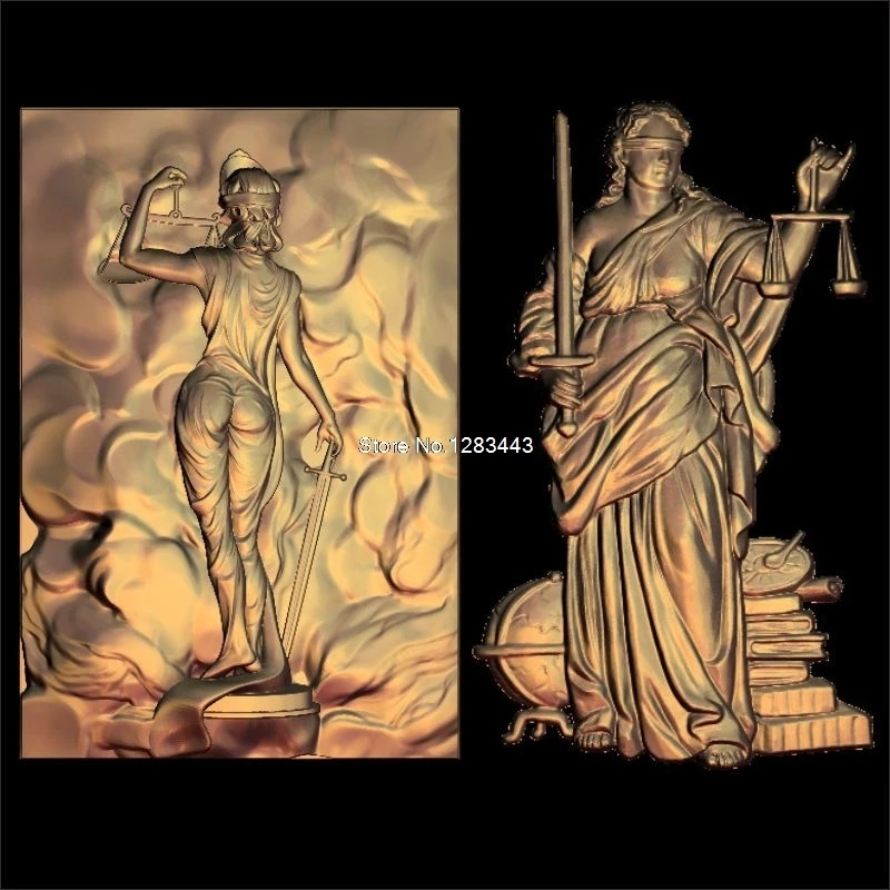 2pcs Lady Justice 3d model STL relief for cnc STL format Goddess of justice 3d model for cnc stl relief artcam vectric aspire
2pcs Lady Justice 3d model STL relief for cnc STL format Goddess of justice 3d model for cnc stl relief artcam vectric aspire