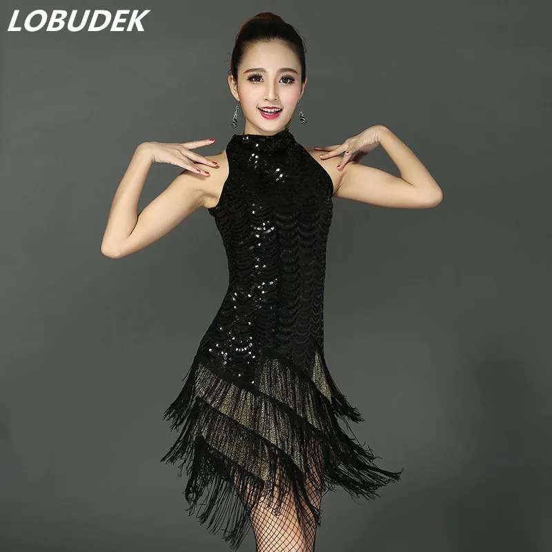 Fringed dress sexy female costume Latin dance bar DJ DS stage Lady dress for singer dancer star nightclub performance show
Fringed dress sexy female costume Latin dance bar DJ DS stage Lady dress for singer dancer star nightclub performance show