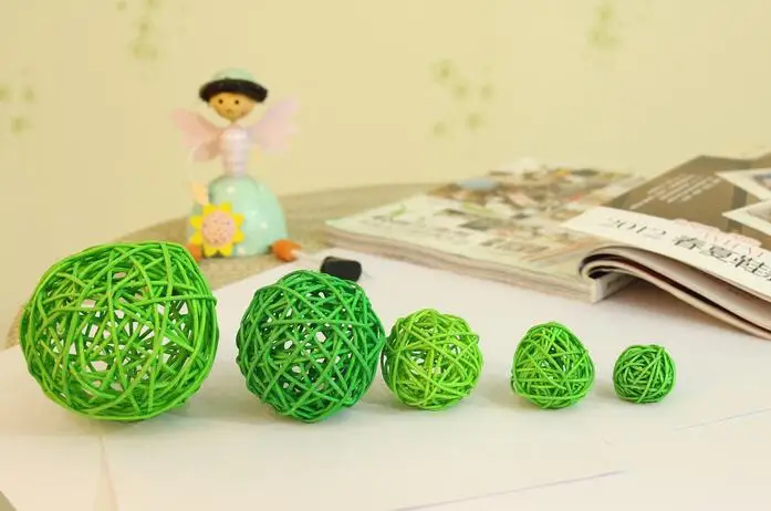 100pcs 3cm Handmade Mixed Color Rattan Wicker Ball Sepak Takraw DIY Ornament Wedding And Home Decoration Ornament Craft
100pcs 3cm Handmade Mixed Color Rattan Wicker Ball Sepak Takraw DIY Ornament Wedding And Home Decoration Ornament Craft