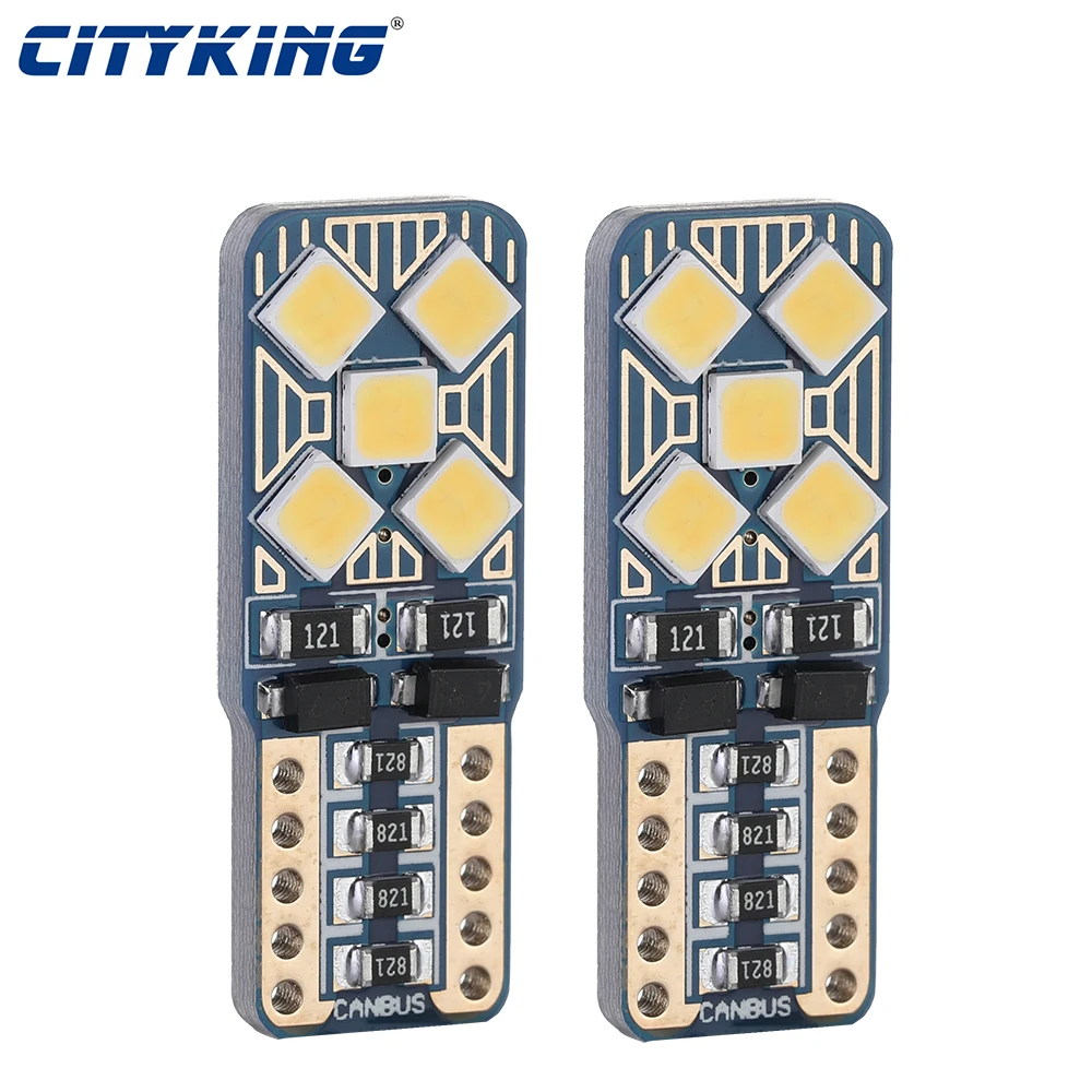 10x T10 LED Bulbs W5W Canbus 3030 LED 10SMD 6000K White Car Interior Reading Light Wedge Side License Plate 5W5 LED Free Error
10x T10 LED Bulbs W5W Canbus 3030 LED 10SMD 6000K White Car Interior Reading Light Wedge Side License Plate 5W5 LED Free Error