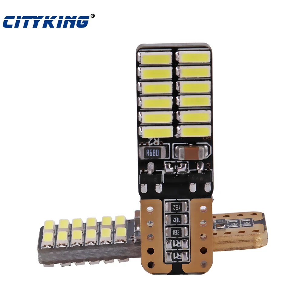2PCS/lot T10 bulb Led 194 T10 Led Canbus T10 24SMD 4014 Car LED Signal Light Canbus Error Free Led Parking Car Styling headlight
2PCS/lot T10 bulb Led 194 T10 Led Canbus T10 24SMD 4014 Car LED Signal Light Canbus Error Free Led Parking Car Styling headlight