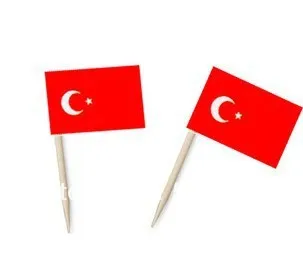 DHL free shipping Factory wholesale 65mm Banner /Advertising /Promotional Flag (toothpick flag)-Turkey flag
DHL free shipping Factory wholesale 65mm Banner /Advertising /Promotional Flag (toothpick flag)-Turkey flag