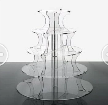 5 Tier Round Elegant Crystal Clear Acrylic Wedding Cupcake Stand Tower/ Cake Stand/ Pastry Serving Platter
5 Tier Round Elegant Crystal Clear Acrylic Wedding Cupcake Stand Tower/ Cake Stand/ Pastry Serving Platter