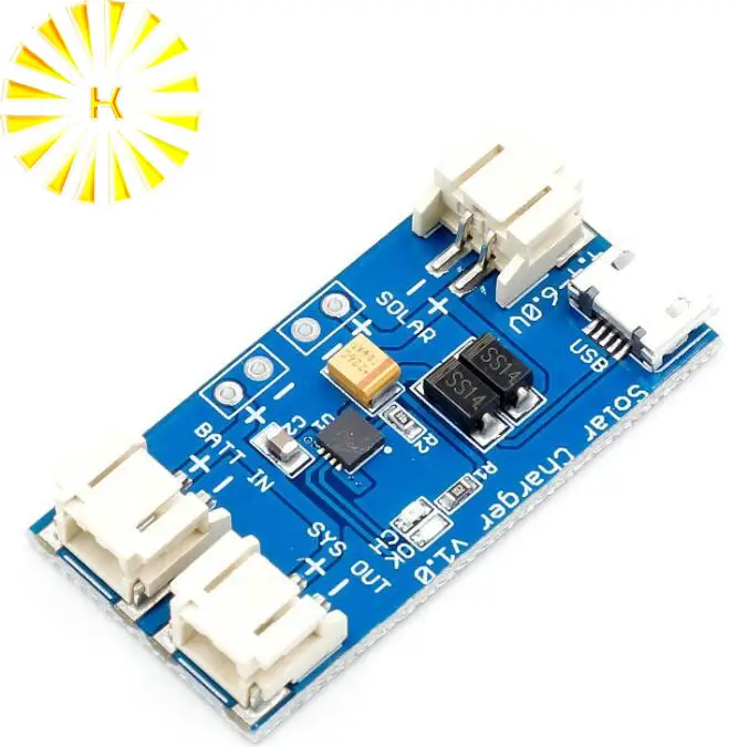 Супер Мини Солнечное зарядное устройство v1.0 500mA LiPo модуль зарядного устройства USB CN3065 разъем
Супер Мини Солнечное зарядное устройство v1.0 500mA LiPo модуль зарядного устройства USB CN3065 разъем