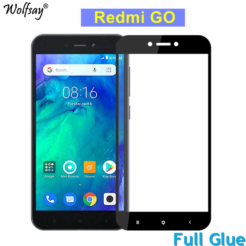 Закаленное стекло для Xiaomi Redmi Go, защитное стекло с полным покрытием для Xiaomi Redmi Go 9H 2.5D Премиум-пленка Wolfsay, 1 шт.
Закаленное стекло для Xiaomi Redmi Go, защитное стекло с полным покрытием для Xiaomi Redmi Go 9H 2.5D Премиум-пленка Wolfsay, 1 шт.