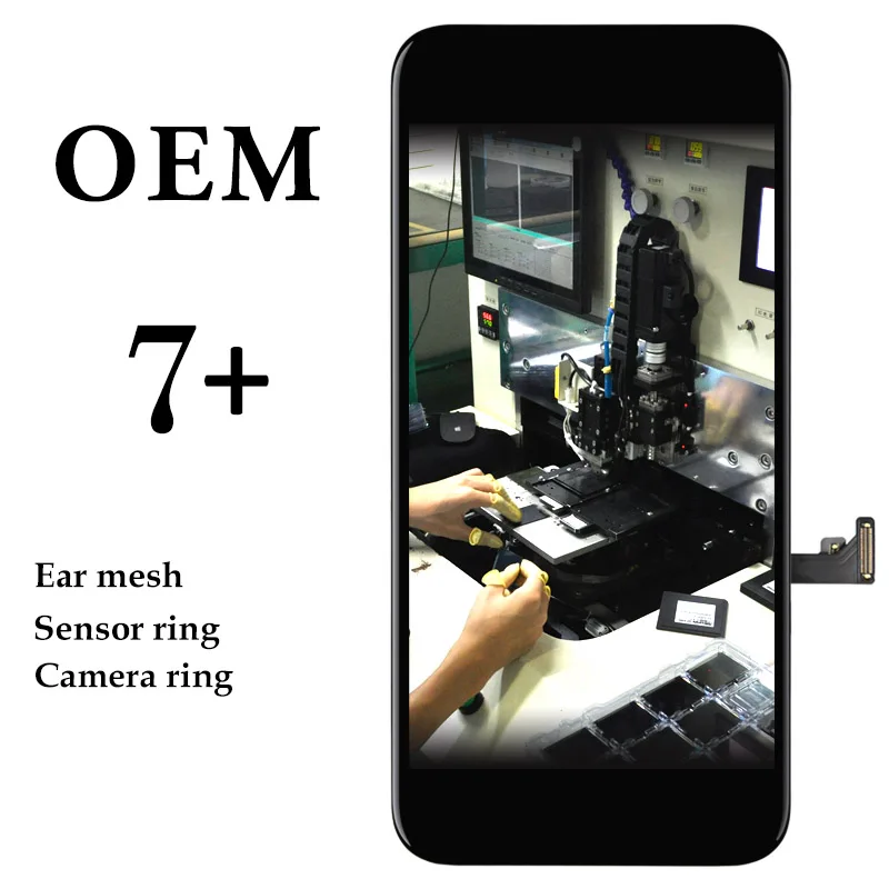 5 шт. OEM ЖК-дисплей для iPhone 7 Plus ЖК-дисплей с сенсорным экраном в сборе с цифровым преобразователем для iphone 7 p экран Замена частей
5 шт. OEM ЖК-дисплей для iPhone 7 Plus ЖК-дисплей с сенсорным экраном в сборе с цифровым преобразователем для iphone 7 p экран Замена частей