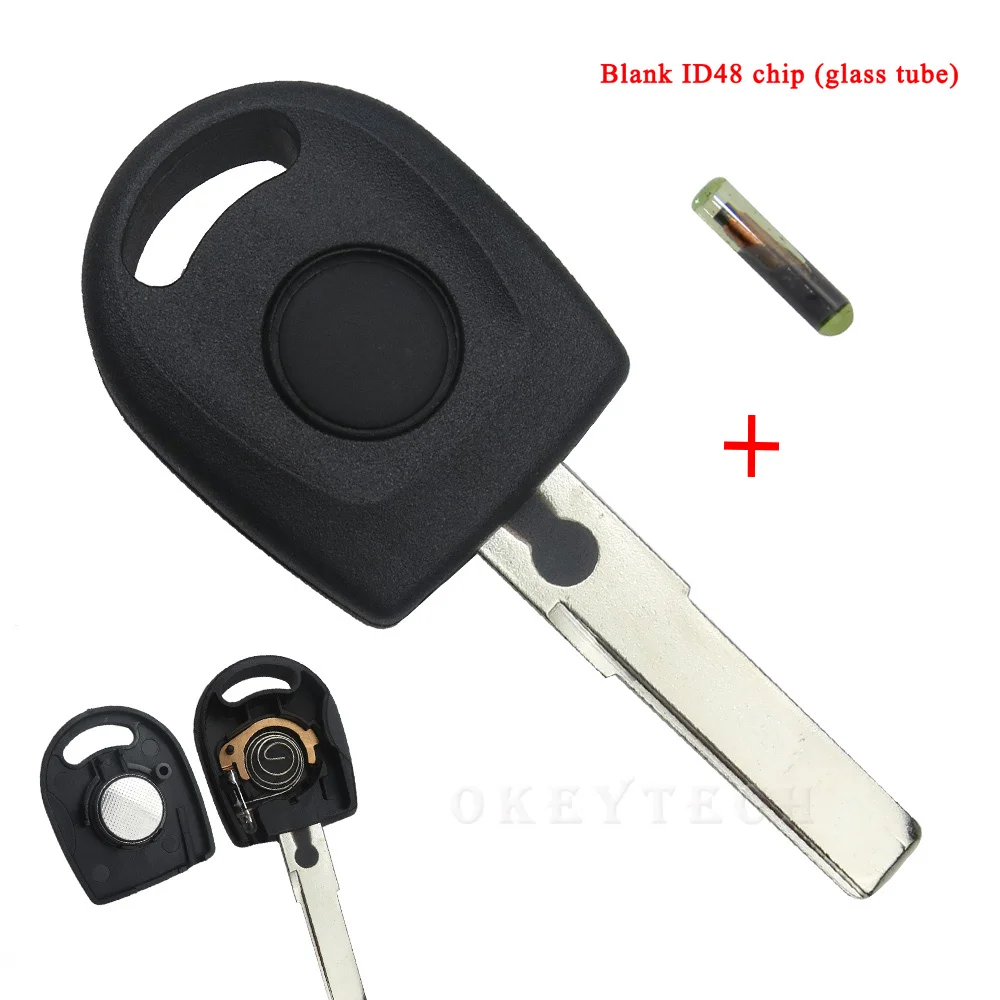 OkeyTech 1 шт. высококачественный чехол для ключа транспондера для VW Passat B5 Jetta Golf Beetle, Автомобильный ключ с пустым чипом ID48, стеклянная трубка
OkeyTech 1 шт. высококачественный чехол для ключа транспондера для VW Passat B5 Jetta Golf Beetle, Автомобильный ключ с пустым чипом ID48, стеклянная трубка