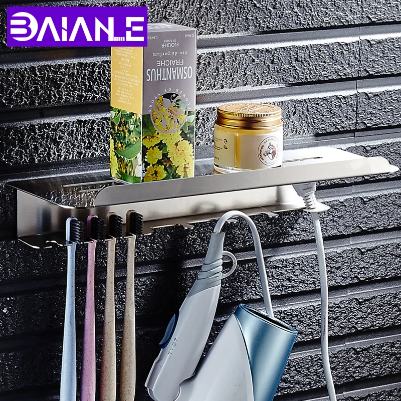 BAIANLE Toilet Stainless Steel Toothbrush Cup Holder Wall Mounted Bathroom Gargle Cup Holder Storage Rack Bathroom Accessories
BAIANLE Toilet Stainless Steel Toothbrush Cup Holder Wall Mounted Bathroom Gargle Cup Holder Storage Rack Bathroom Accessories