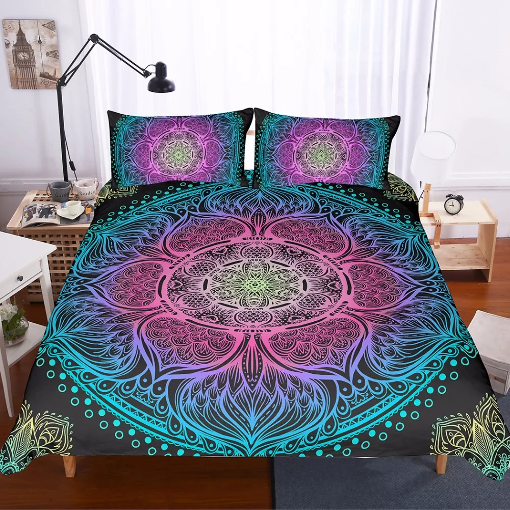 3D Vibrant Blue Round Mandala Floral Boho Mandala print Bedding set,kids/lovers' gift Duvet cover set
3D Vibrant Blue Round Mandala Floral Boho Mandala print Bedding set,kids/lovers' gift Duvet cover set