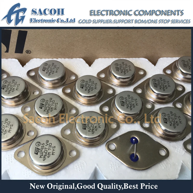 Новый оригинальный 5 шт./лот MJ2955 MJ2955A 2955 TO-3 15A 100V PNP кремниевый силовой транзистор
Новый оригинальный 5 шт./лот MJ2955 MJ2955A 2955 TO-3 15A 100V PNP кремниевый силовой транзистор