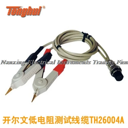 Fast arrival TH26004A Kelvin test cable probe lead Suitable for TH2511,TH2512,TH2513 low Resistance Meter 80CM
Fast arrival TH26004A Kelvin test cable probe lead Suitable for TH2511,TH2512,TH2513 low Resistance Meter 80CM