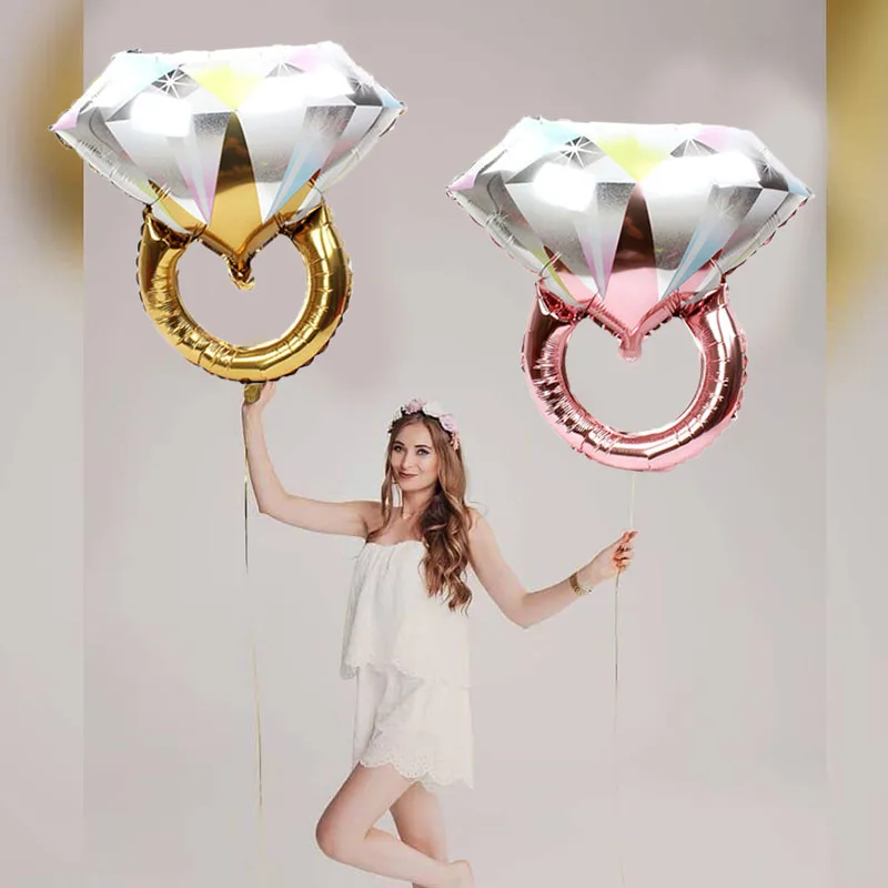 1PCS Lover Wedding Marriage Balloon Diamond Ring Foil Big Balloon Wedding Decor Helium Air Balloon Event Party Supplies
1PCS Lover Wedding Marriage Balloon Diamond Ring Foil Big Balloon Wedding Decor Helium Air Balloon Event Party Supplies