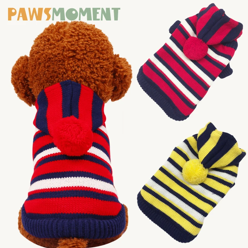 Striped Autumn Sweater Pet Dog Clothes for Small Dogs Puppy Products Chihuahua Warm Clothing Pug Cute Costume Yorkie Coat Outfit
Striped Autumn Sweater Pet Dog Clothes for Small Dogs Puppy Products Chihuahua Warm Clothing Pug Cute Costume Yorkie Coat Outfit