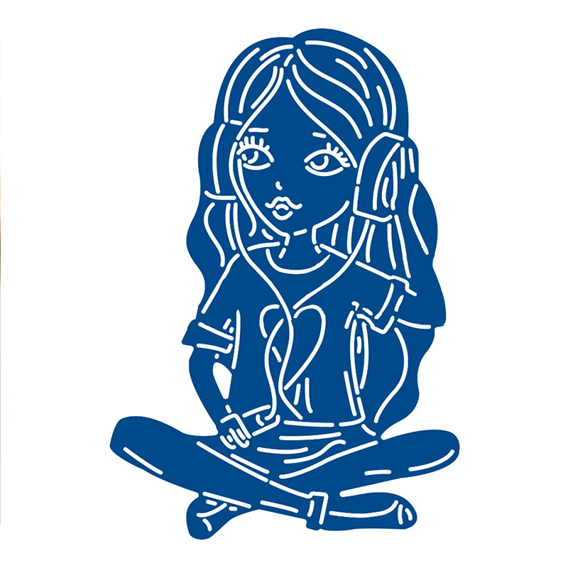 Seated Girl Metal Cutting Dies Stencils For DIY Scrapbooking Photo Album Decorative Embossing Paper Cards Craft Die Cut New 2019
Seated Girl Metal Cutting Dies Stencils For DIY Scrapbooking Photo Album Decorative Embossing Paper Cards Craft Die Cut New 2019