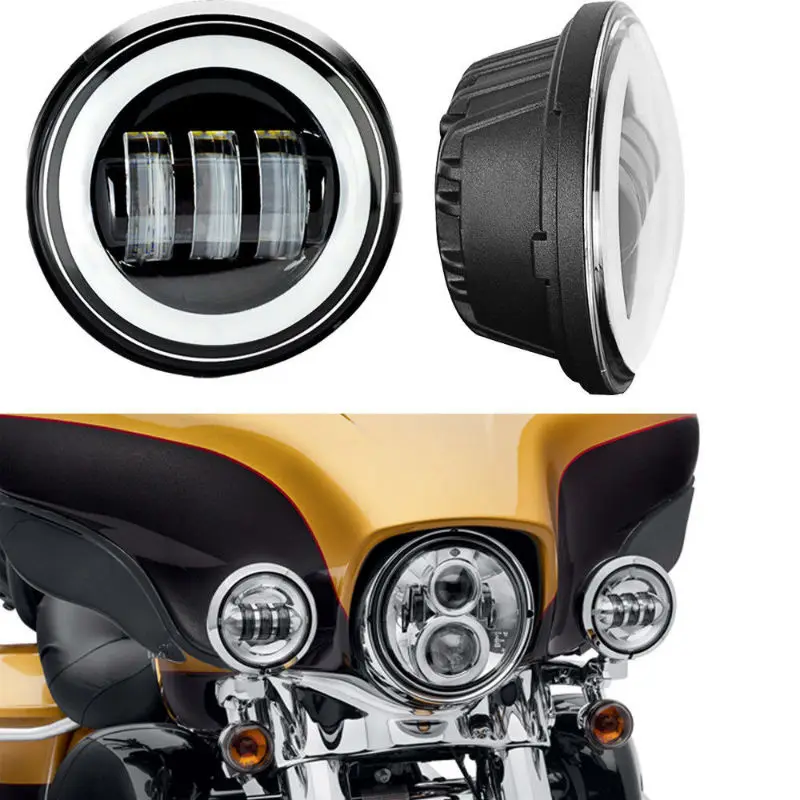 2PCS 4.5" 4 1/2 30W Round LED Fog Passing Lights Driving Lamps for Heritage Softail Road King 4.5" LED Fog Lamp
2PCS 4.5" 4 1/2 30W Round LED Fog Passing Lights Driving Lamps for Heritage Softail Road King 4.5" LED Fog Lamp