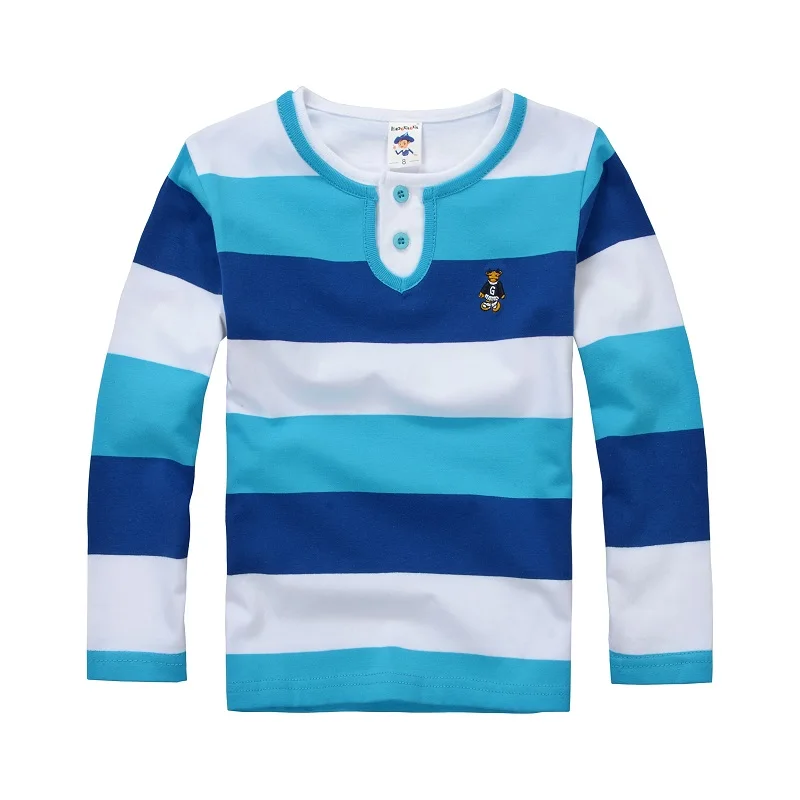 High Quality Boys T shirts Long Sleeve Children Sweaters Stripe Pattern Baby Boys Girls Unisex Tops Brand New Fashion Tees
High Quality Boys T shirts Long Sleeve Children Sweaters Stripe Pattern Baby Boys Girls Unisex Tops Brand New Fashion Tees