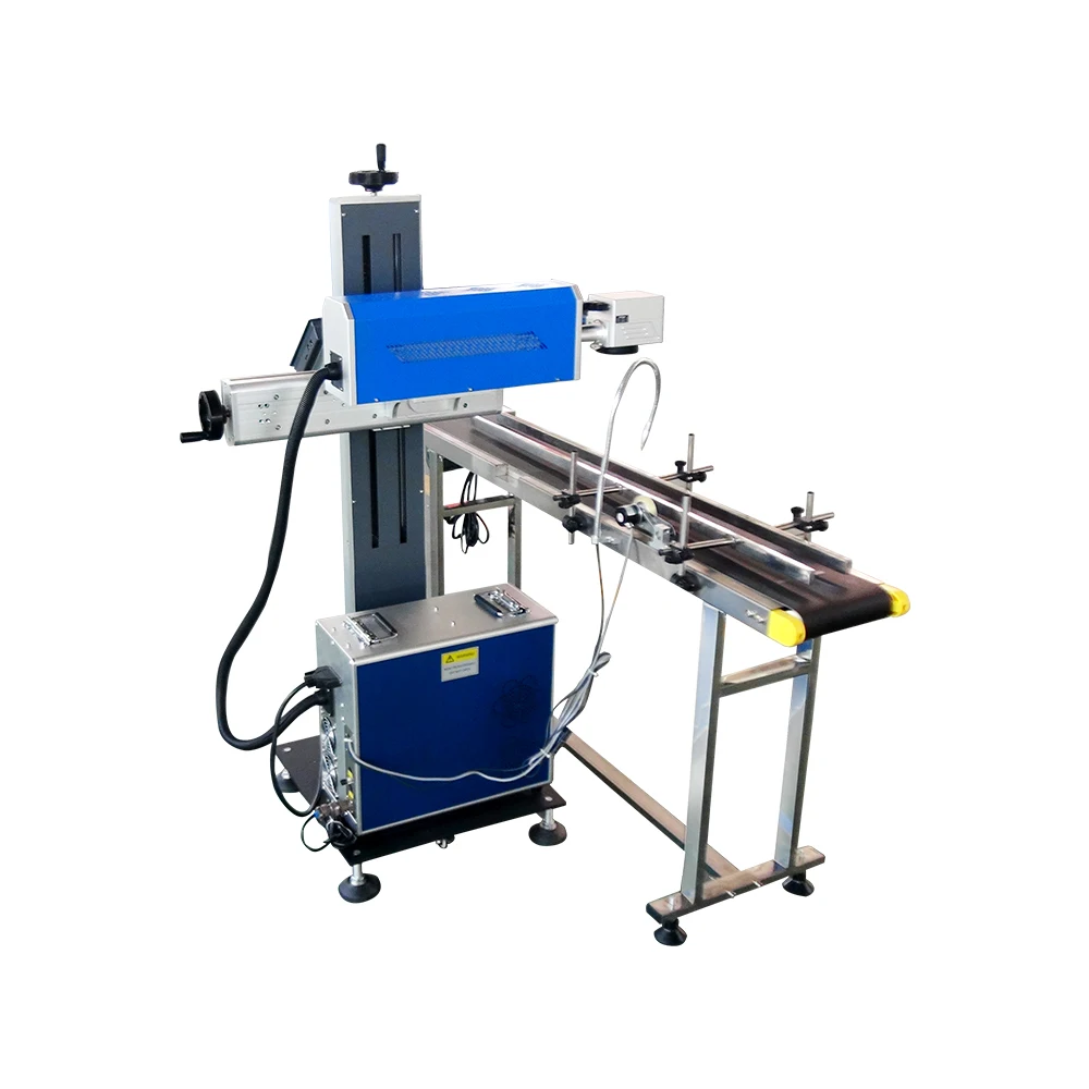 Factory supply CO2 laser marking machine online flying type for assembling line
Factory supply CO2 laser marking machine online flying type for assembling line