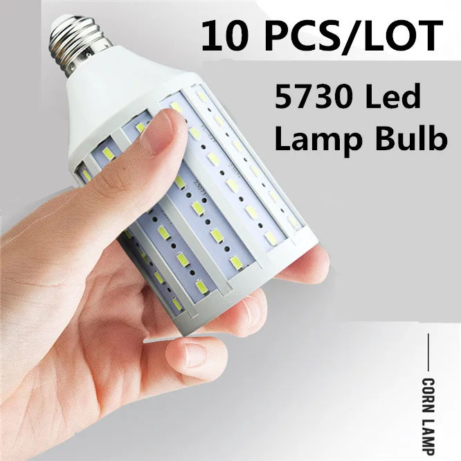 10 PCS/LOT B22 E27 E14 LED Lamp Bulb 5730 lamp beads 10W 15W 20W 30W 40W Light Bulb IP30 Corn Bulb light 12V Solar Lamp
10 PCS/LOT B22 E27 E14 LED Lamp Bulb 5730 lamp beads 10W 15W 20W 30W 40W Light Bulb IP30 Corn Bulb light 12V Solar Lamp
