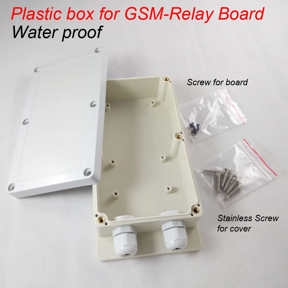 Пластиковая коробка для телефона (тип постоянного тока) gsm пульт дистанционного