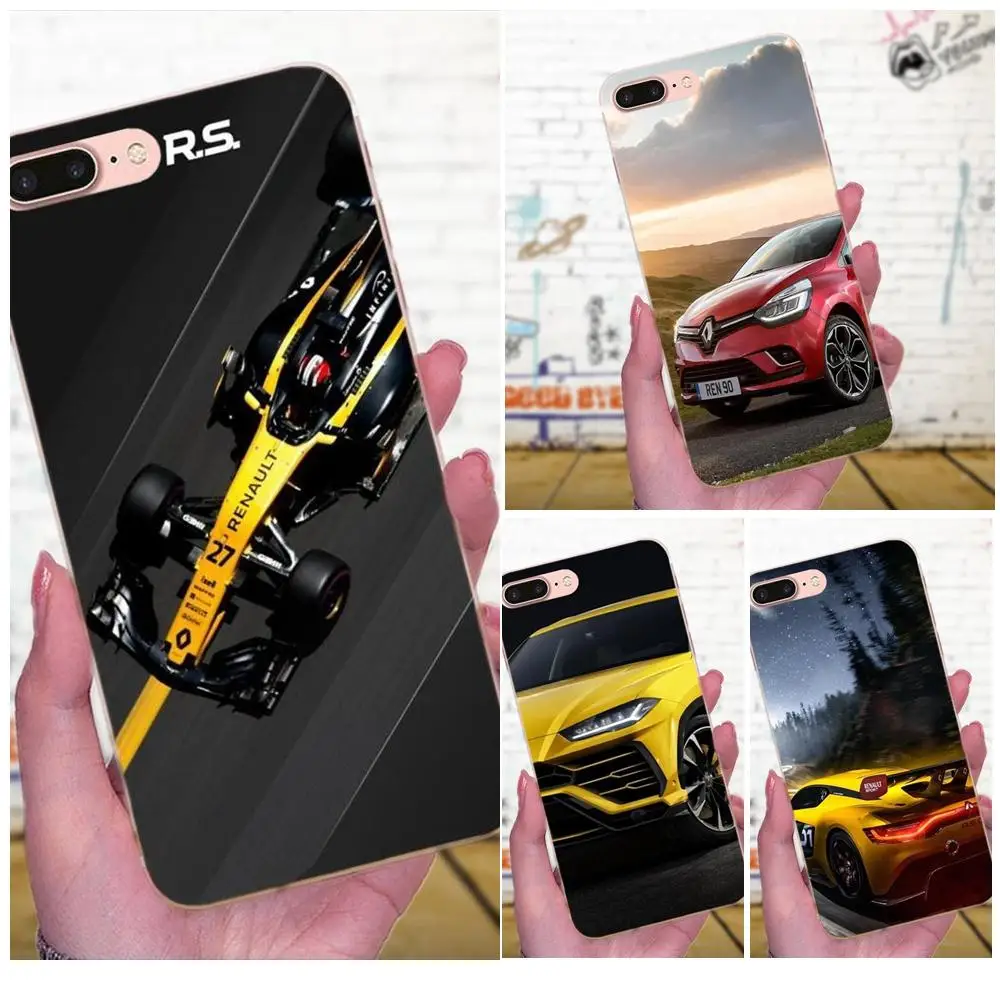 Renault Rs автомобильный прозрачный ТПУ для Huawei P7 Honor 4C 5A 5C 5X 6 6C 6A 6X 7 7X 8 9 V8 V10 Y3II Y5II Y6II G8