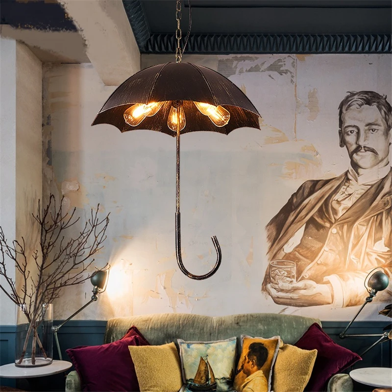 Retro industrial pendant light personality creative bar restaurant lights cafe bar old wrought iron umbrella lamp Edison bulb GY
Retro industrial pendant light personality creative bar restaurant lights cafe bar old wrought iron umbrella lamp Edison bulb GY