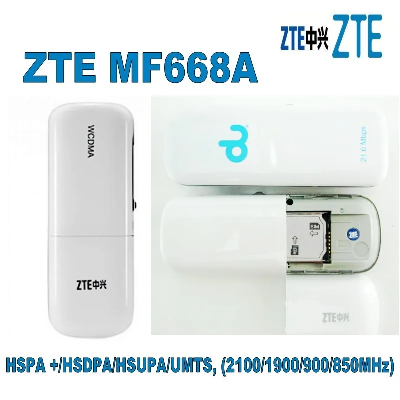 Original ZTE MF668A 3g wireless internet card 3G USB Modem and 3G dongle Data Card 21Mbps 850MHZ/1900MHZ/2100MHZ
Original ZTE MF668A 3g wireless internet card 3G USB Modem and 3G dongle Data Card 21Mbps 850MHZ/1900MHZ/2100MHZ