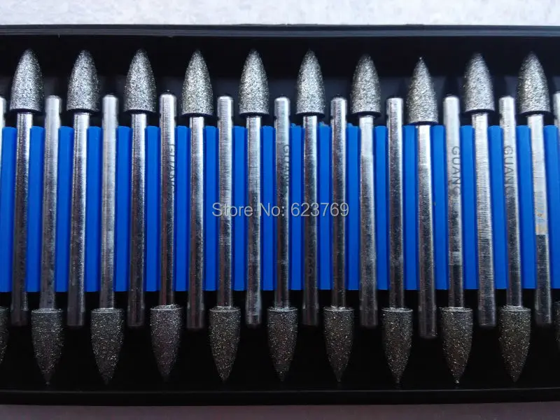 RZZ Dremel Rotary Tool Drill Bit Diamond Mounted Point Set Diamond Burrs Bur Bit 30pcs/set
RZZ Dremel Rotary Tool Drill Bit Diamond Mounted Point Set Diamond Burrs Bur Bit 30pcs/set