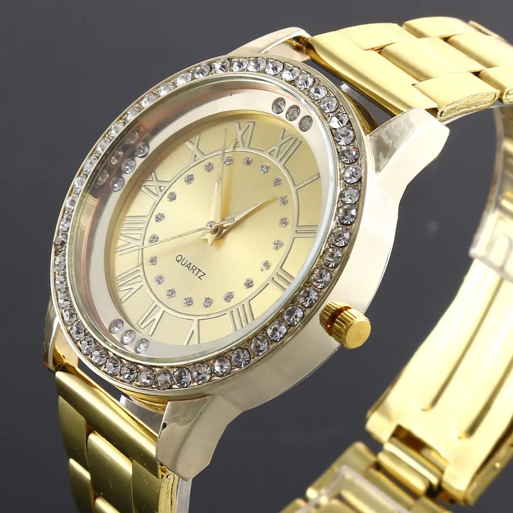New Watch Fashion Gold Women Watches Luxury Women Dress Rhinestone Quartz Watch Stainless Steel Wristwatches relogio feminino
New Watch Fashion Gold Women Watches Luxury Women Dress Rhinestone Quartz Watch Stainless Steel Wristwatches relogio feminino
