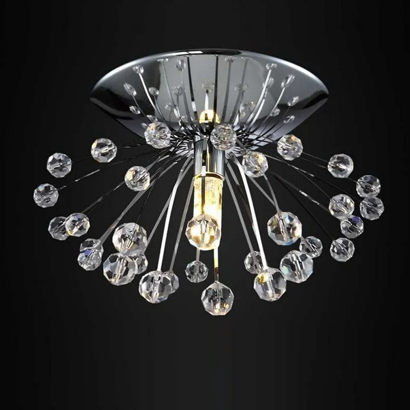LukLoy Creative Dandelion Stainless Steel Crystal Aisle Porch Mini Crystal Ceiling Lamp for Living Room Dinning Room Kitchen
LukLoy Creative Dandelion Stainless Steel Crystal Aisle Porch Mini Crystal Ceiling Lamp for Living Room Dinning Room Kitchen
