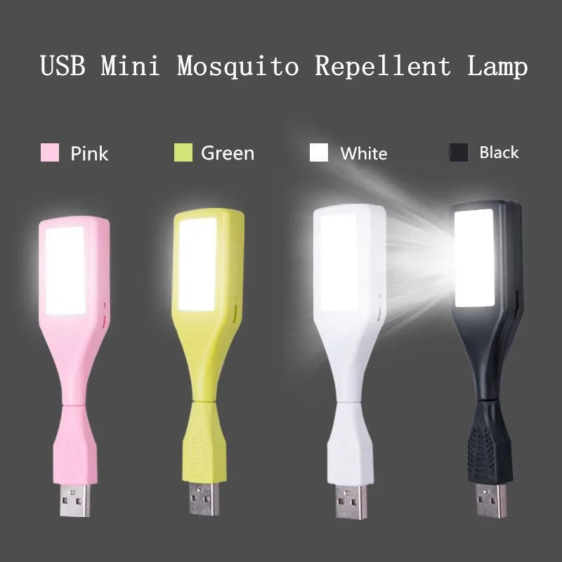 Новая модная переносная USB лампа для отпугивания комаров уличный портативный