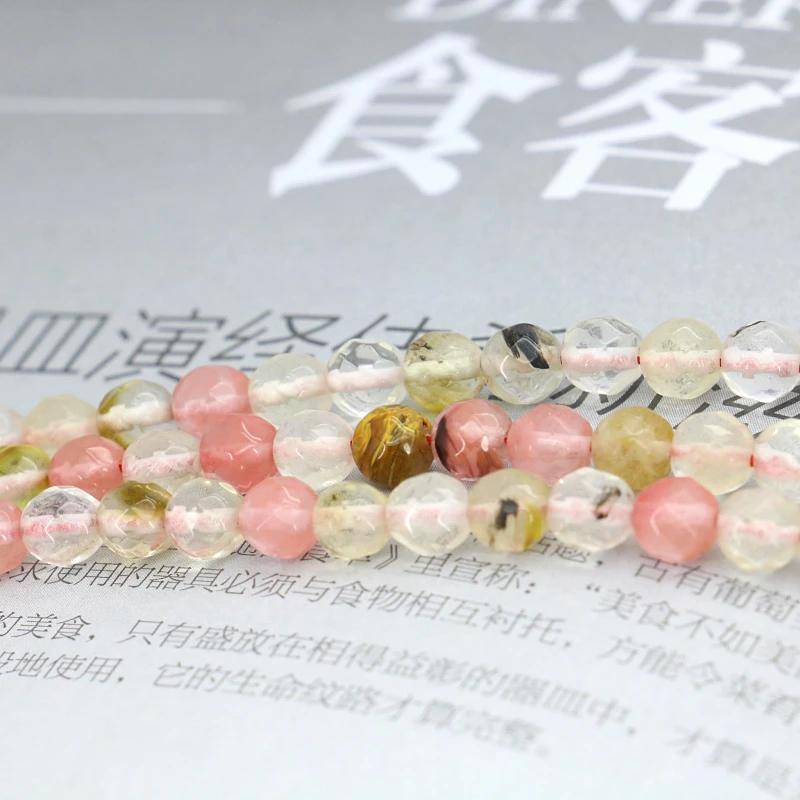 New 6mm Faceted pink multicolor crystal stone loose beads manual Accessories parts DIY fit women jewelry making gift 15'' 2pcs
New 6mm Faceted pink multicolor crystal stone loose beads manual Accessories parts DIY fit women jewelry making gift 15'' 2pcs