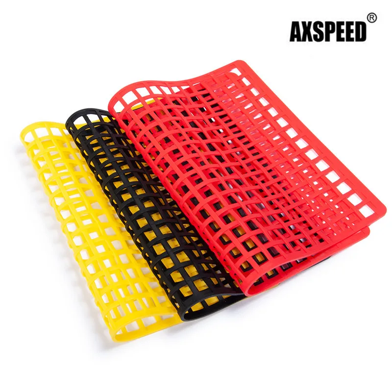 AXSPEED RC Car Rubber Window Luggage Net Decoration for Axial SCX10 90046 Wraith D90 TRX4 1/10 RC Crawler Car Spare parts
AXSPEED RC Car Rubber Window Luggage Net Decoration for Axial SCX10 90046 Wraith D90 TRX4 1/10 RC Crawler Car Spare parts