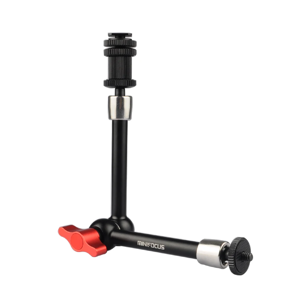 11" Magic Arm Articulating Magic Friction Arm Adjustable for Camera Cage Rig Handheld Gimbal /LCD Monitor/LED Lights/Flash Light
11" Magic Arm Articulating Magic Friction Arm Adjustable for Camera Cage Rig Handheld Gimbal /LCD Monitor/LED Lights/Flash Light