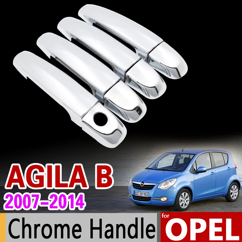 Chrome Door Handle Cover Trim Set for Opel Agila B Vauxhall 2007 2008 2009 2010 2011 2012 2013 2014 Accessories Car Stickers
Chrome Door Handle Cover Trim Set for Opel Agila B Vauxhall 2007 2008 2009 2010 2011 2012 2013 2014 Accessories Car Stickers